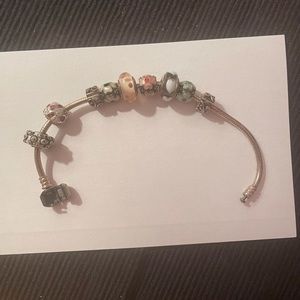 Pandora bracelet and ceramic cupcake holder